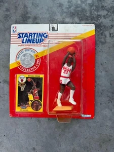 1991 Kenner Starting Lineup MIchael Jordan Action Figure With Coin & Card Rare - Picture 1 of 1