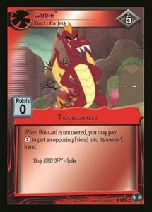 My Little Pony Defenders of Equestria Garble Kind of a Jerk 118 C x3 - MLP CCG - Picture 1 of 1