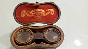 Binocolo da Teatro Antico Vantier Lefrançois Paris con Custodia Originale 1800 - Foto 1 di 10