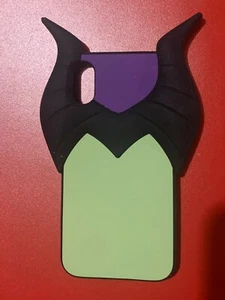 EUC iPhone X XS Case New Disney Park DTech Maleficent Villain Flexible Silicone - Picture 1 of 2