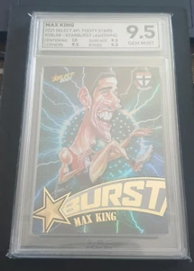 2021 Select Max King Starburst Lightning Card #ed/210 St Kilda Saints - OCE 9.5 - Foto 1 di 1