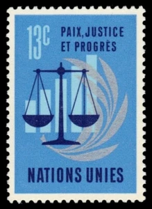 UNITED NATIONS 214 - UN 25th Anniversary "Peace, Justice, Progress" (pa14027+) - Picture 1 of 1