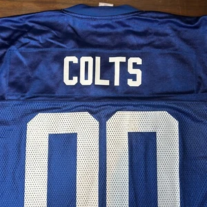 Indianapolis Colts Jersey Mens Large #00 NFL Equipment Authentic Football Shirt - Picture 1 of 9