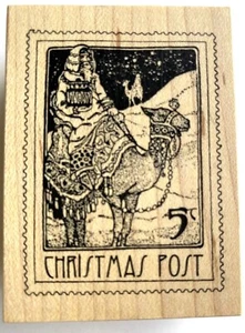 Nueva Estampa Rosa Inc.- POST DE NAVIDAD - Estampilla Montada en Madera - Imagen 1 de 4