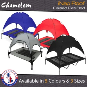 Elevated Raised Dog Bed Pet with Roof Canopy Available in Medium, Large & XL - Picture 1 of 21