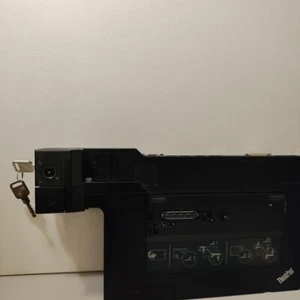 Base Lenovo ThinkPad 4337 con base USB 3.0 para portátil con dos teclas, sin adaptador - Imagen 1 de 12