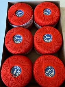 DMC Brilliant Crochet Cotton Thread Color 8740 Lot of 6 - Picture 1 of 7