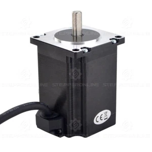 STEPPERONLINE Nema 23 1.85Nm Φ8mm 2.8A Motore passo-passo bipolare 57x76mm 4 fili CNC - Foto 1 di 6