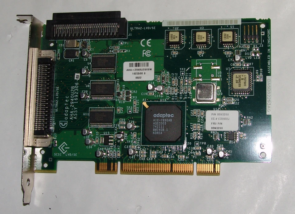 Adaptec AHA-2940U2W SCSI Controller PCI - Bild 1 von 1