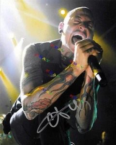 Chester Bennington Linkin Park Autographed Signed 8x10 Photo Reprint - Picture 1 of 1