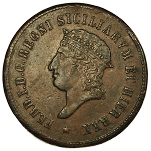 REGNO DELLE DUE SICILIE Ferdinando I di Borbone 10 Tornesi 1819 - Picture 1 of 2