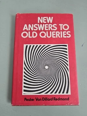 Signed First Edition New Answers To Old Queries Peater Van Dillard Redmond HC - Image 1 of 4