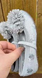 Stride Rite Baby Girls Fancy Shoes Mary Janes Buffy 8.5 Med Dress Baptism 8 1/2 - Picture 1 of 6