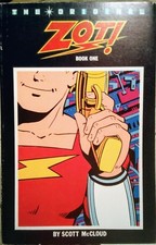 Scott McCloud SIGNED Comic Book - The Original ZOT !  Book One Eclipse  TPB