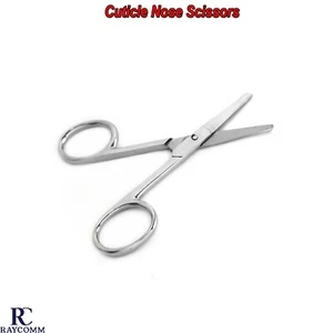 Forbici di sicurezza professionali baffi naso capelli cuticola manicure pedicure unghie - Foto 1 di 5