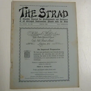 The Strad magazine March 1962 Stradivari vio 1702 / Fritz Kreisler / Kato Havas - Picture 1 of 2