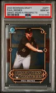 🔥 2023 Bowman Draft - PAUL SKENES #DPP-1 - PSA 10!! - Picture 1 of 2