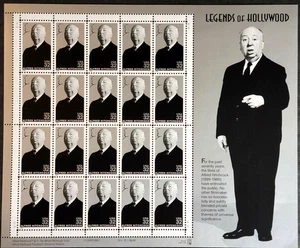 Scott #3226 Alfred Hitchcock (Rear Window, The Birds) Sheet of 20 Stamps - Picture 1 of 1