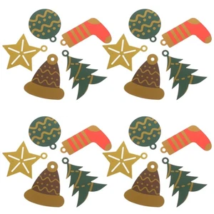 50 Pcs Weihnachtsdekorationskarte Weihnachtskarten Weihnachtsgeschenk - Bild 1 von 12