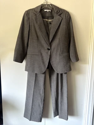 Chaqueta y pantalón de traje de tweed CAbi talla 4 Foto 1 de 4