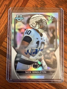 Nick Singleton - 2022 Bowman University Chrome Prospect Autograph - #/499 - #87 - Picture 1 of 2