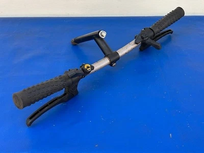 Next 58CM Mountain Bike Handlebars 25.4mm Shimano Shifters W/Stem & Brake Levers - Image 1 of 4