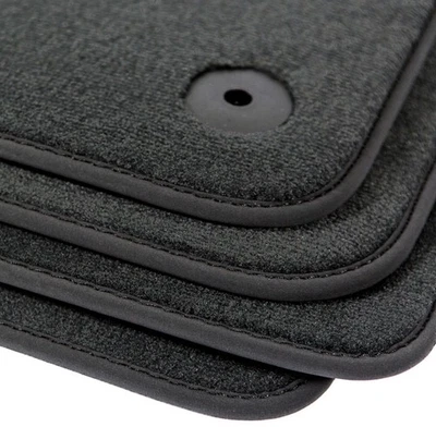 Alfombrillas de coche negras para VW Volkswagen Touareg - 2011-2018 calidad OEM terciopelo Foto 1 de 4