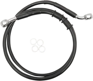 Drag Specialties Extended Stainless Steel Front Brake Line Kit 1741-5395 - Picture 1 of 1