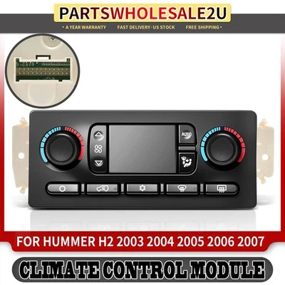 Автоматический модуль климат-контроля кондиционера и обогревателя для Hummer H2 2003 2004 2005 2006-2007 - Изображение 1 из 4