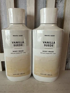 Bath & Body Works White Barn Menge 2 Vanille Wildleder Duschgel 10 Oz. - Bild 1 von 4