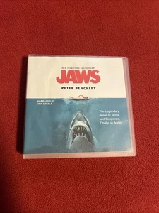 Jaws Peter Benchley Unabridged BBC Audio 8 CDs - Foto 1 di 3