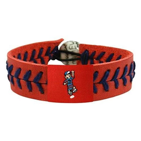 MLB Milwaukee Brewers Sausage Guy 2 Team Color Baseball Bracelet Cover