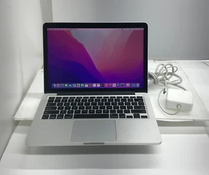 APPLE PRO A1502 13-EARLY-2015 i5-5257U@2.7GHz 8GB RAM 128GB NVME macOS W/C *READ - Picture 1 of 14
