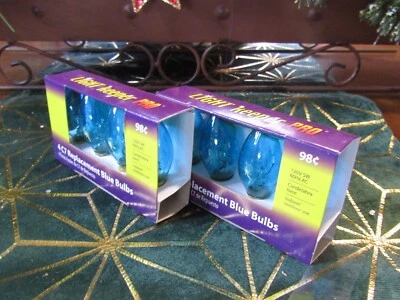 Light Keeper Pro Transparent Blue  C7 Replacement Bulbs 120V 5W 60Hz AC  4-Count - Image 1 of 4