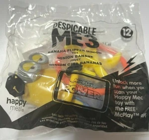 Despicable Me 3 McDonalds Happy Meal Toy Banana Flipper Minion #12 New 2017 - Picture 1 of 2