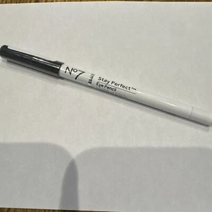 Boots No7 Stay Perfect Eye Pencil BLACK 1.2 g Eyeliner Full Size NEW (858) - Picture 1 of 4