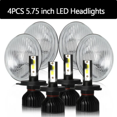 Faros LED de haz alto/bajo DOT para Buick Electra Wildcat 5,75" 5-3/4" pulgadas Foto 1 de 4