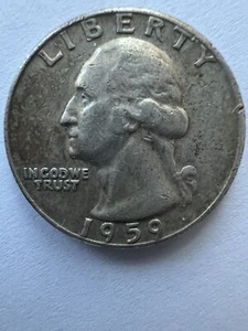 1959 Washington Quarter- Beautiful mint State Coin Luster-Error - Picture 1 of 2