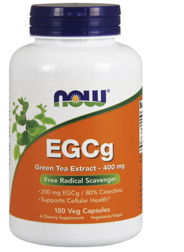 NOW Foods EGCg Extracto de Té Verde 400mg ANTIOXIDANTE Salud Celular 180 12/2026EX Foto 1 de 1