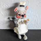 Vintage 1971 Annalee Mobilitee Nurse Mouse Doll 7” H -Made in USA. MJ