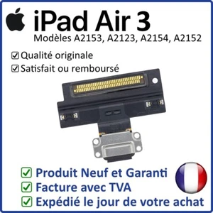 IPAD AIR 3 - NAPPE DOCK FLEX CONNECTEUR DE CHARGE COULEUR NOIR - Imagen 1 de 3