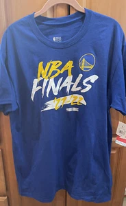 Golden State Warriors NBA Finals 21-22 NWT Blue T-shirt tee Size Large - Picture 1 of 4