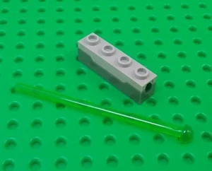 *NEW* Lego Green Missile Rocket Launcher Spring loaded Firing Brick x 1 - Picture 1 of 4