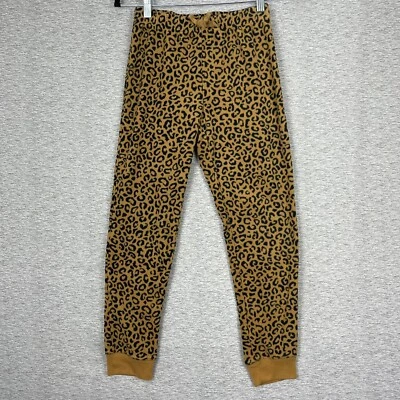 Pantalones de pijama antiguos azul marino para niñas L 10-12 leopardo polar marrón negro ropa de dormir Foto 1 de 4
