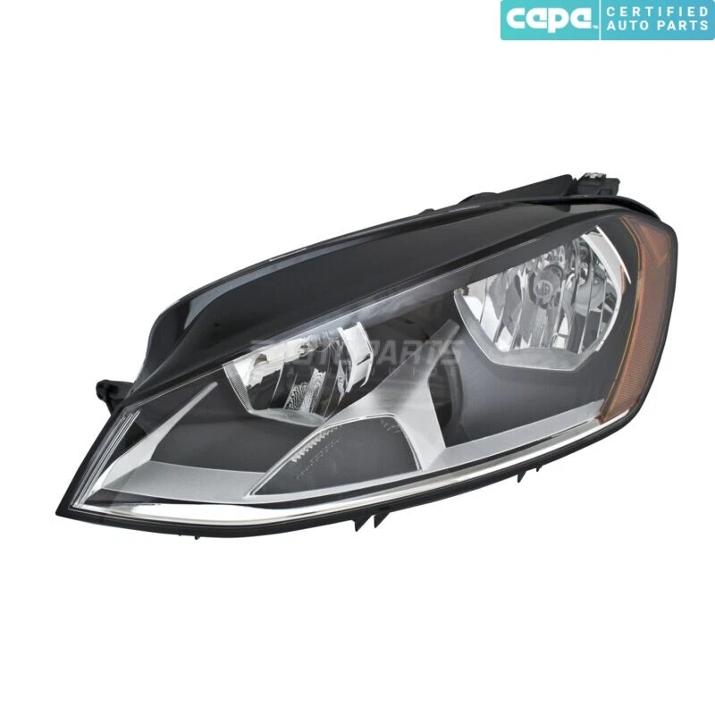Novo conjunto de farol de halogênio esquerdo compatível com 2015-17 Volkswagen Golf VW2502160C Capa - Imagem 1 de 1