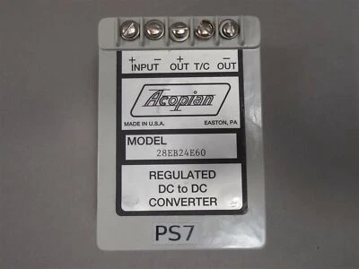 Acopian 28EB24E60 Regulated DC to DC Converter USED - Image 1 of 4