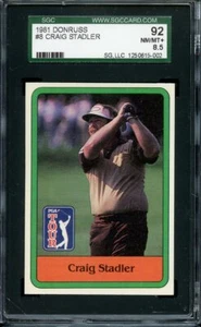 1981 DONRUSS 8 CRAIG STADLER SGC NM/MT+ 92 / 8.5 GF - Picture 1 of 1