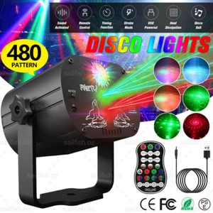 LED RGB 1024 Patterns Laser Projector Light Stage Lighting Disco Party KTV Lamp - Picture 1 of 12