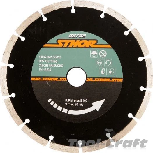 VOREL Sthor diamond blade 115-230mm segment type