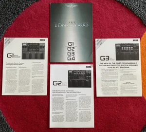 KORG Toneworks - G1-G2-G3-G4 Prozessoren - 1994 6pg Prospekt + 3 Produktblätter - NEUWERTIG! - Bild 1 von 10